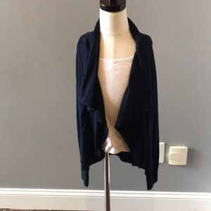 Girls Navy Cardigan Size Medium